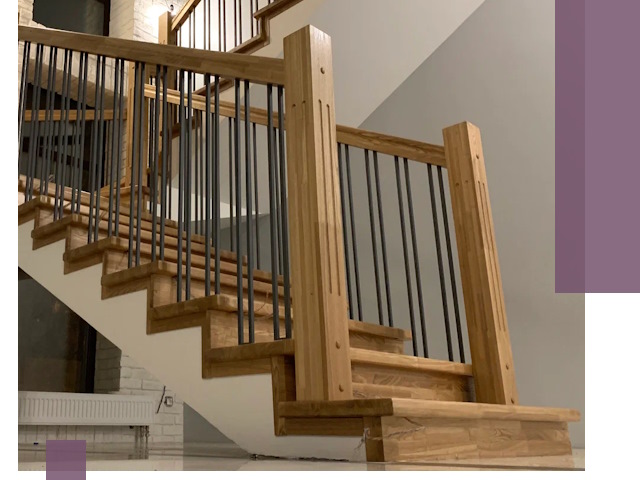 Реставрация деревянных и металлических лестниц в Благовещенске