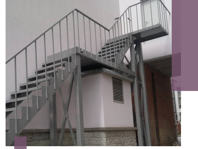 Монтаж пожарных лестниц под ключ в Благовещенске с гарантией качества