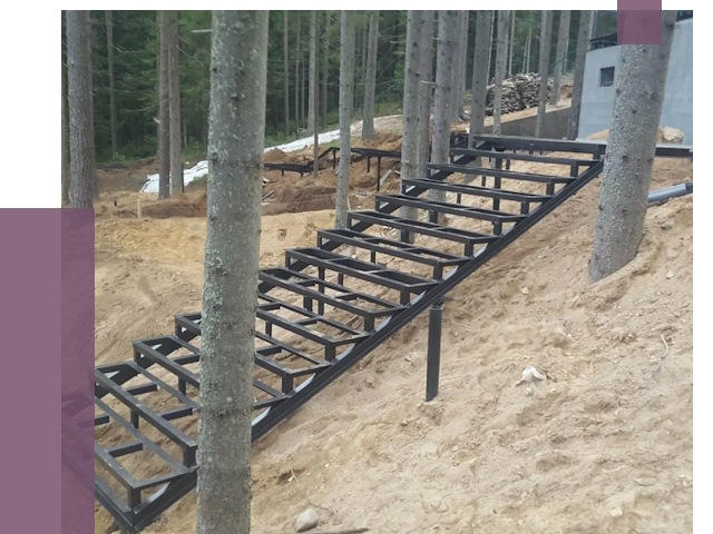 Монтаж металлических лестниц в Благовещенске от 13761 руб. 