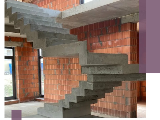 Изготовление бетонных лестниц под ключ в Благовещенске