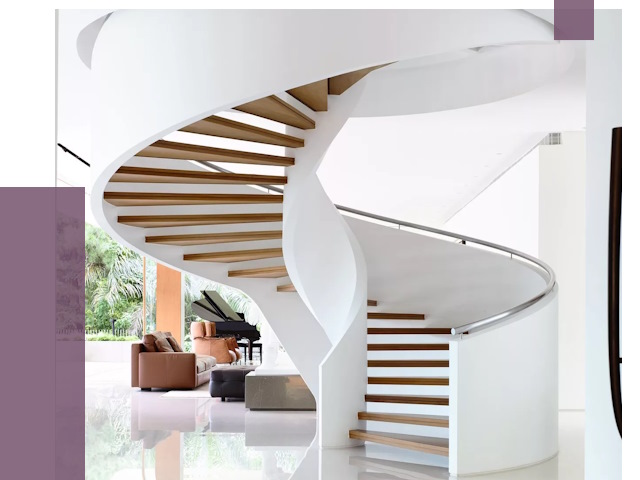 Винтовые лестницы в Благовещенске под ключ от 49334 руб. | ПРОЛЁТ-Бгв