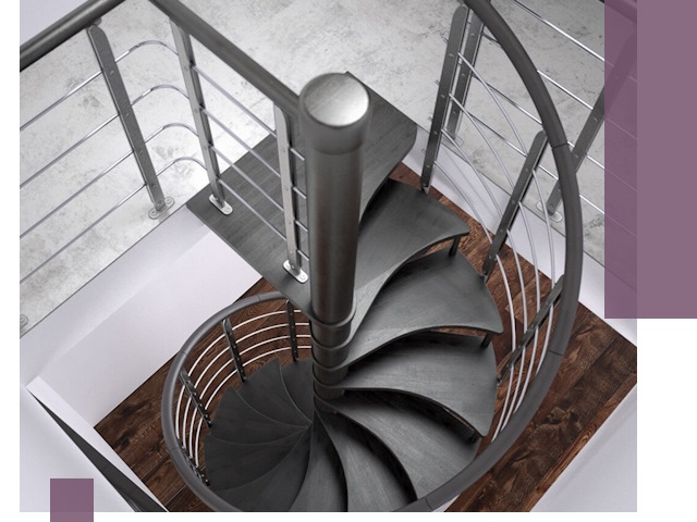 Демонтаж винтовых лестниц в Благовещенске — быстро и безопасно