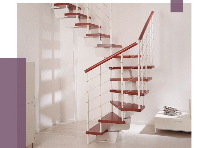 Изготовление лестниц на больцах в Благовещенске от 9867 руб. | ПРОЛЁТ-Бгв