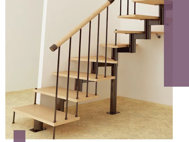 Монтаж лестниц на больцах в Благовещенске — быстро и надежно