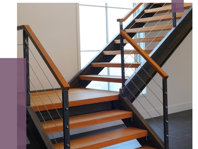 Изготовление лестниц на металлокаркасе в Благовещенске от 19214 руб. | ПРОЛЁТ-Бгв