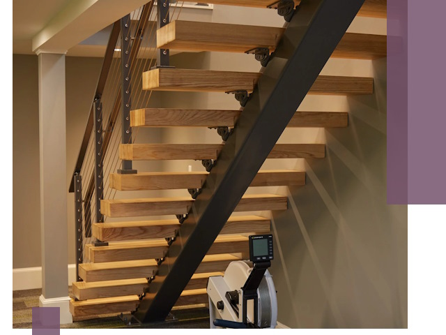 Лестницы на монокосоурах под ключ в Благовещенске - изготовление и монтаж