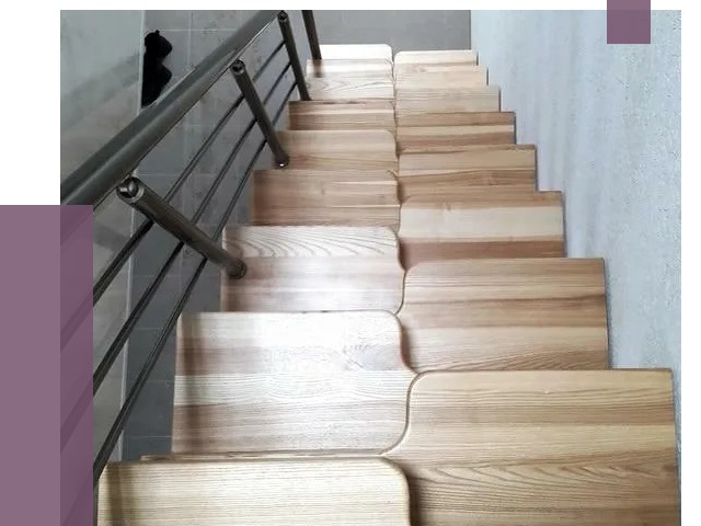 Лестницы гусиный шаг в Благовещенске от 13242 руб. под ключ | ПРОЛЁТ-Бгв