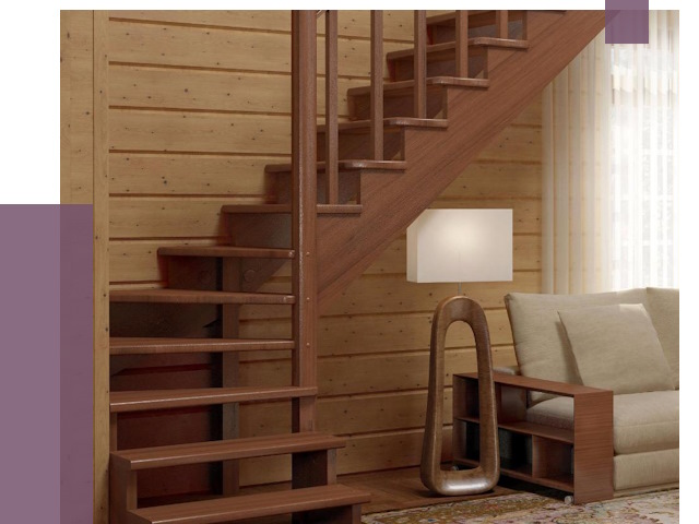 Лестницы эконом класса в Благовещенске от 18539 руб. бюджетные решения