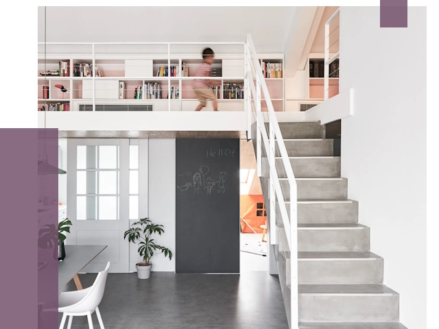 Лестницы для двухуровневой квартиры в Благовещенске от 179159 руб. | ПРОЛЁТ-Бгв