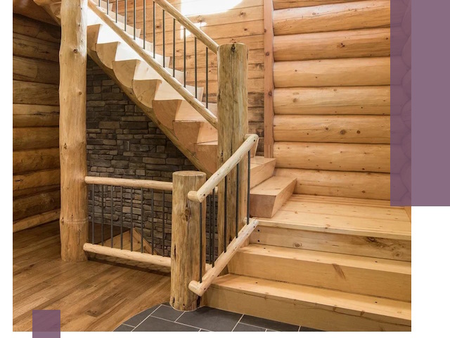 Лестницы в баню под заказ и профессиональный монтаж в Благовещенске