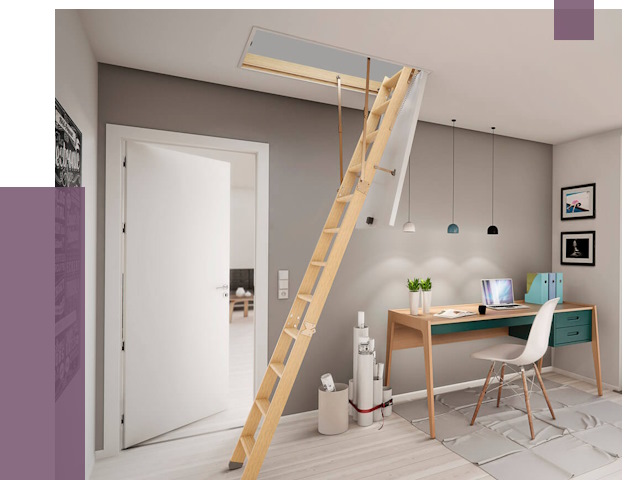 Чердачные лестницы в Благовещенске — от 14800 руб. | ПРОЛЁТ-Бгв