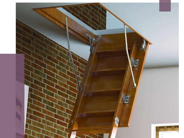 Установка чердачной лестницы в Благовещенске от 7945 руб. | ПРОЛЁТ-Бгв