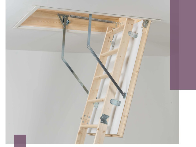 Установка чердачной лестницы под ключ в Благовещенске