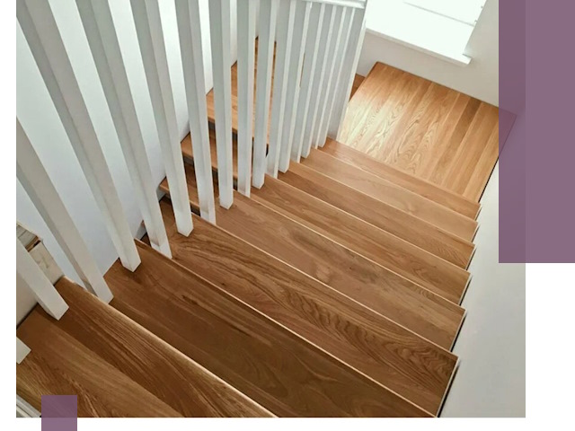 Лестницы из бука в Благовещенске: изготовление, монтаж и демонтаж