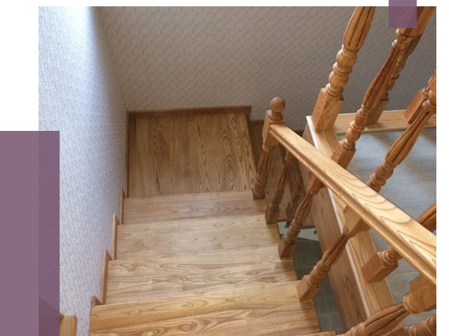 Сосновые лестницы в Благовещенске под ключ от 8205 руб.  | ПРОЛЁТ-Бгв