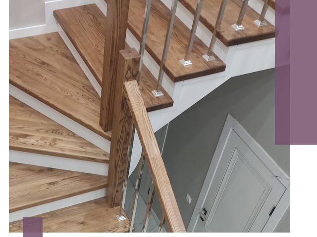 Обшивка металлических лестниц под ключ в Благовещенске