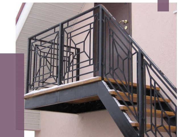 Металлические перила в Благовещенске от 4362 руб.  | ПРОЛЁТ-Бгв