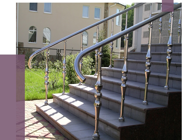 Перила для крыльца в Благовещенске от 10905 руб. — монтаж ПРОЛЁТ-Бгв