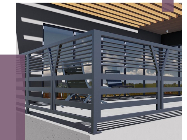 Изготовление балконных ограждений в Благовещенске от 10905 руб. | ПРОЛЁТ-Бгв