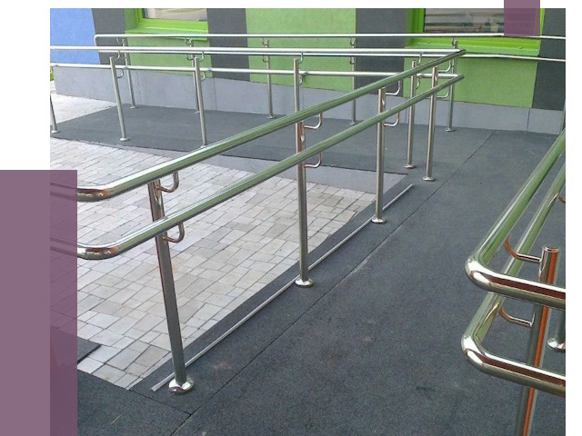 Ограждения пандусов в Благовещенске от 4414 руб. монтаж | ПРОЛЁТ-Бгв