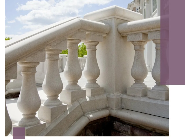 Балюстрады из металла и камня под ключ в Благовещенске