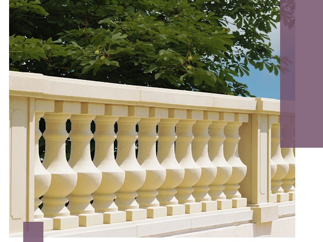 Установка балюстрады в Благовещенске: изготовление и монтаж под ключ