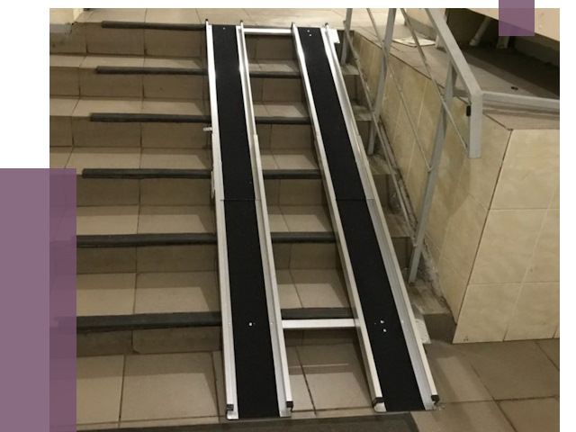 Установка пандуса в подъезд в Благовещенске от 8101 руб. под ключ | ПРОЛЁТ-Бгв