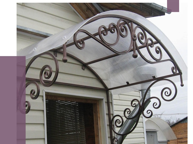 Изготовление козырьков в Благовещенске от 7478 руб. — заказать | ПРОЛЁТ-Бгв