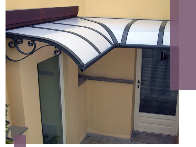 Монтаж козырьков любой сложности в Благовещенске под ключ