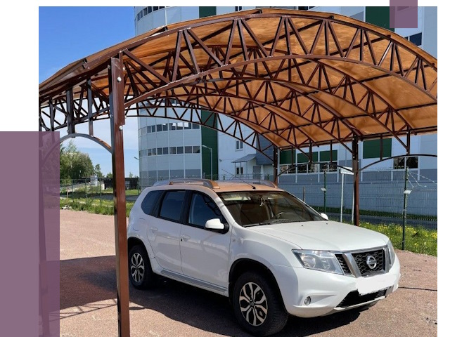 Недорогие навесы в Благовещенске от 43621 руб.  | ПРОЛЁТ-Бгв