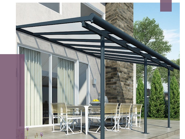 Навесы пристенные в Благовещенске от 9244 руб. — монтаж и установка | ПРОЛЁТ-Бгв