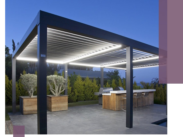 Навесы отдельно стоящие под ключ в Благовещенске из металла и поликарбоната