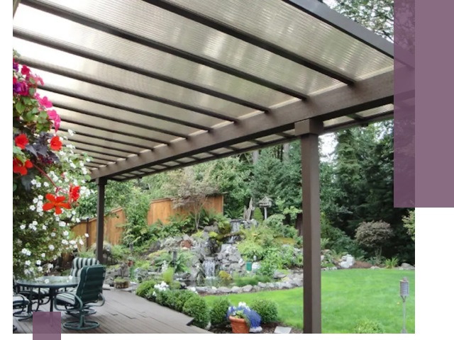 Навесы из поликарбоната под ключ в Благовещенске быстро и надёжно