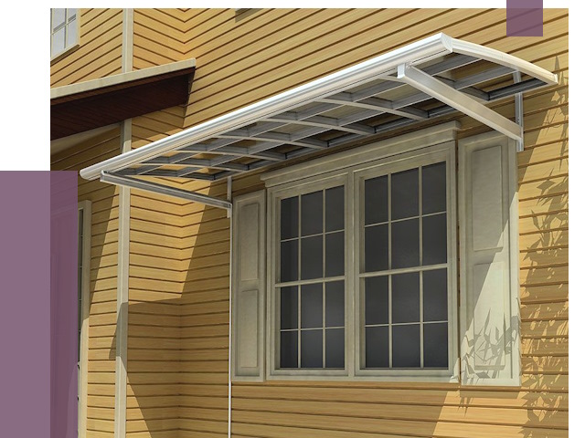 Козырьки над окнами в Благовещенске от 7738 руб. — монтаж, покупки | ПРОЛЁТ-Бгв