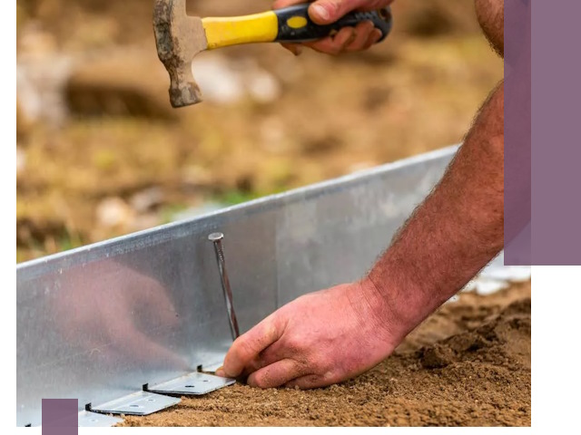 Монтаж металлических бордюров в Благовещенске быстро и качественно