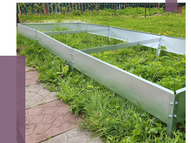 Металлические бордюры для грядок в Благовещенске от 1818 руб.