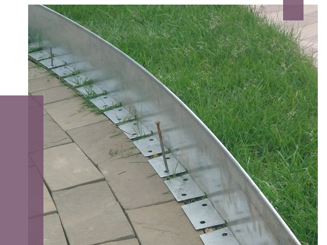 Металлические бордюры для тротуаров в Благовещенске от 8828 руб.