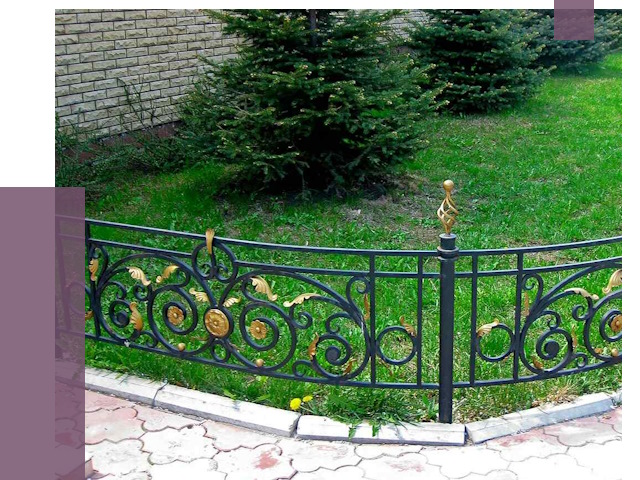 Кованые газонные ограждения в Благовещенске от 7738 руб. — ПРОЛЁТ-Бгв