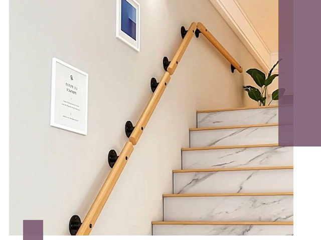 Поручни металлические и деревянные под ключ в Благовещенске